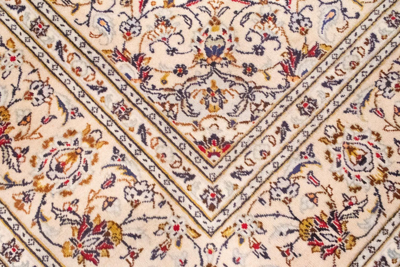 Tapis persan - Keshan - 305 x 200 cm - beige