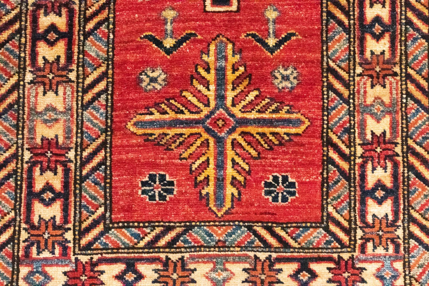 Tapis Ziegler - Kazak - 106 x 62 cm - orange