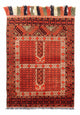 Tapis afghan 118x174cm - Tapis oriental - rouille