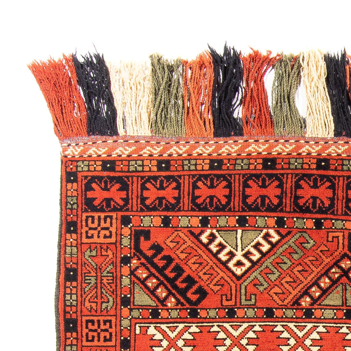 Tapis afghan 118x174cm - Tapis oriental - rouille