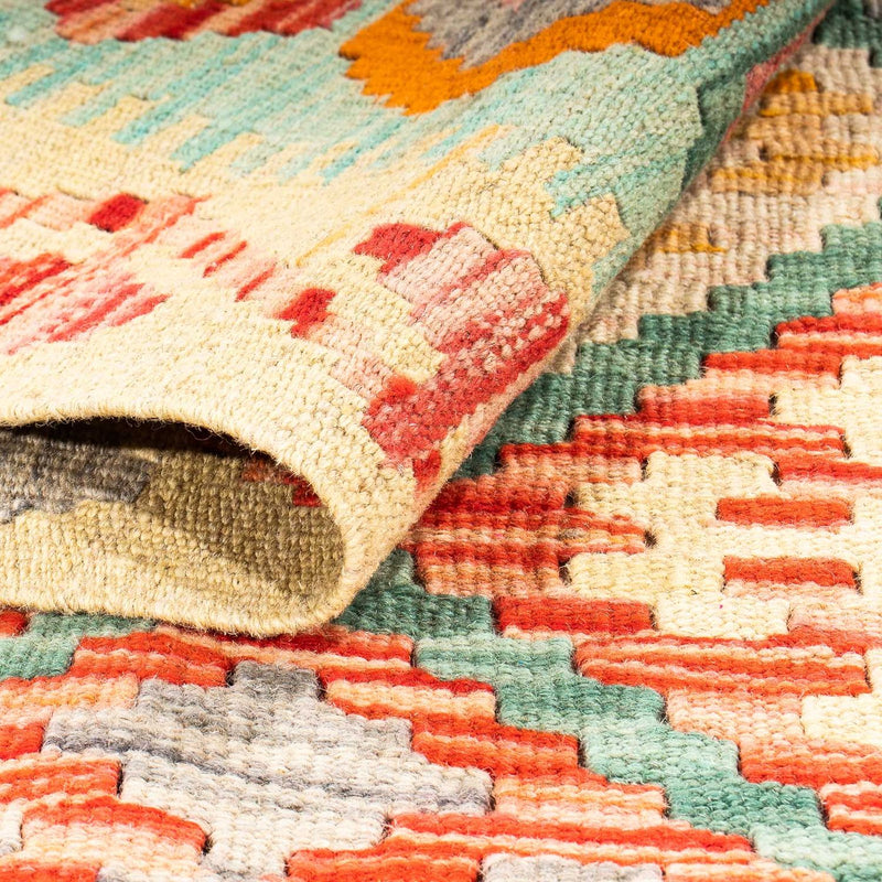 Tapis Kelim - Splash - 161 x 105 cm - multicolore