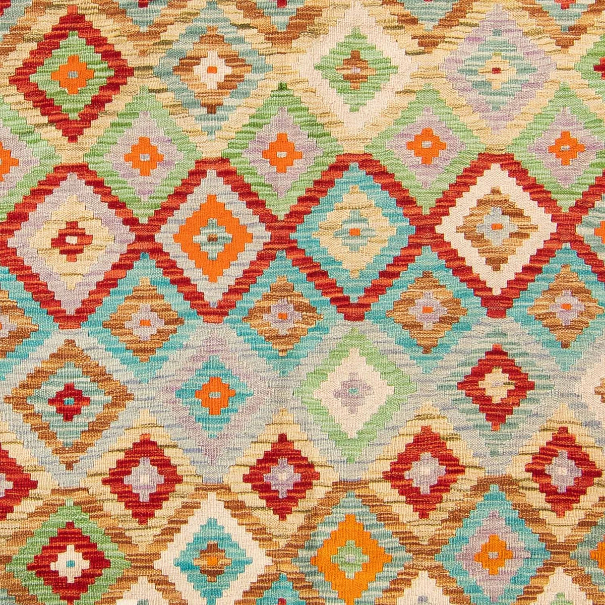 Tapis Kelim - Splash - 244 x 175 cm - multicolore