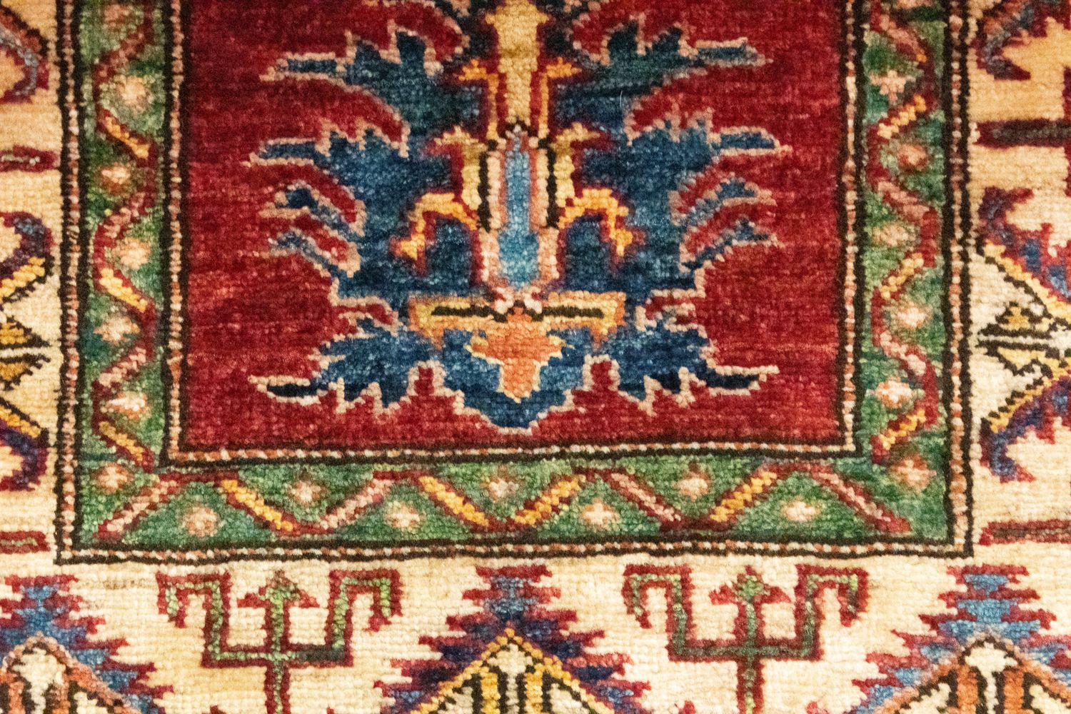 Tapis Ziegler - Kazak - 96 x 57 cm - rouge