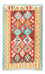 Tapis Kelim - Splash - 154 x 99 cm - rouge foncé