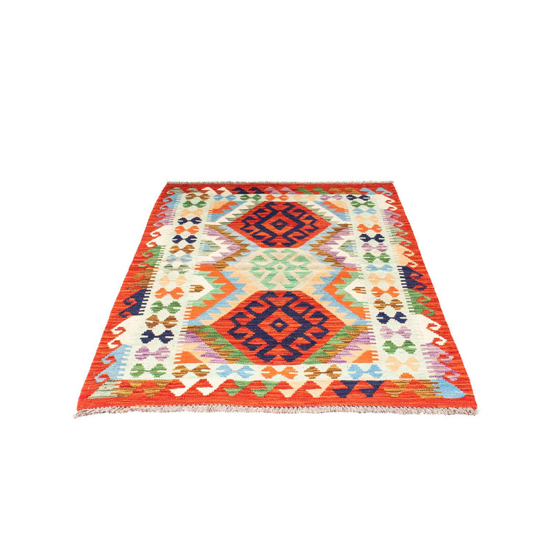 Tapis Kelim - Splash - 148 x 104 cm - rouille