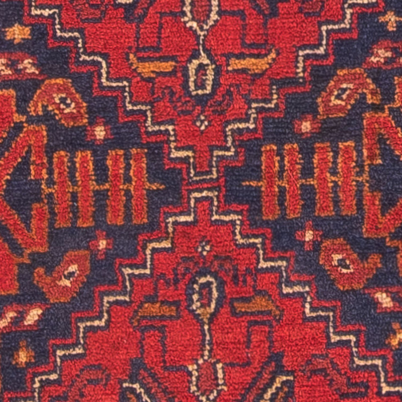 Tapis afghan - Kunduz - 102 x 52 cm - rouge foncé