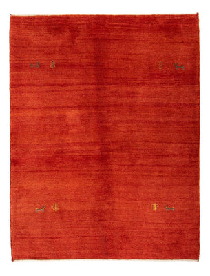 Tapis Gabbeh - Loribaft Persan - 182 x 130 cm - rouge foncé