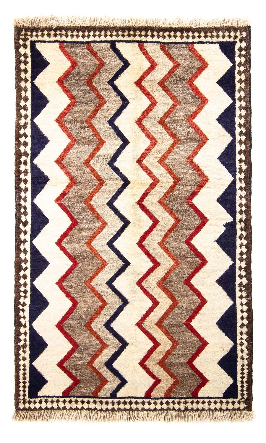 Tapis Gabbeh - Persan - 142 x 91 cm - multicolore