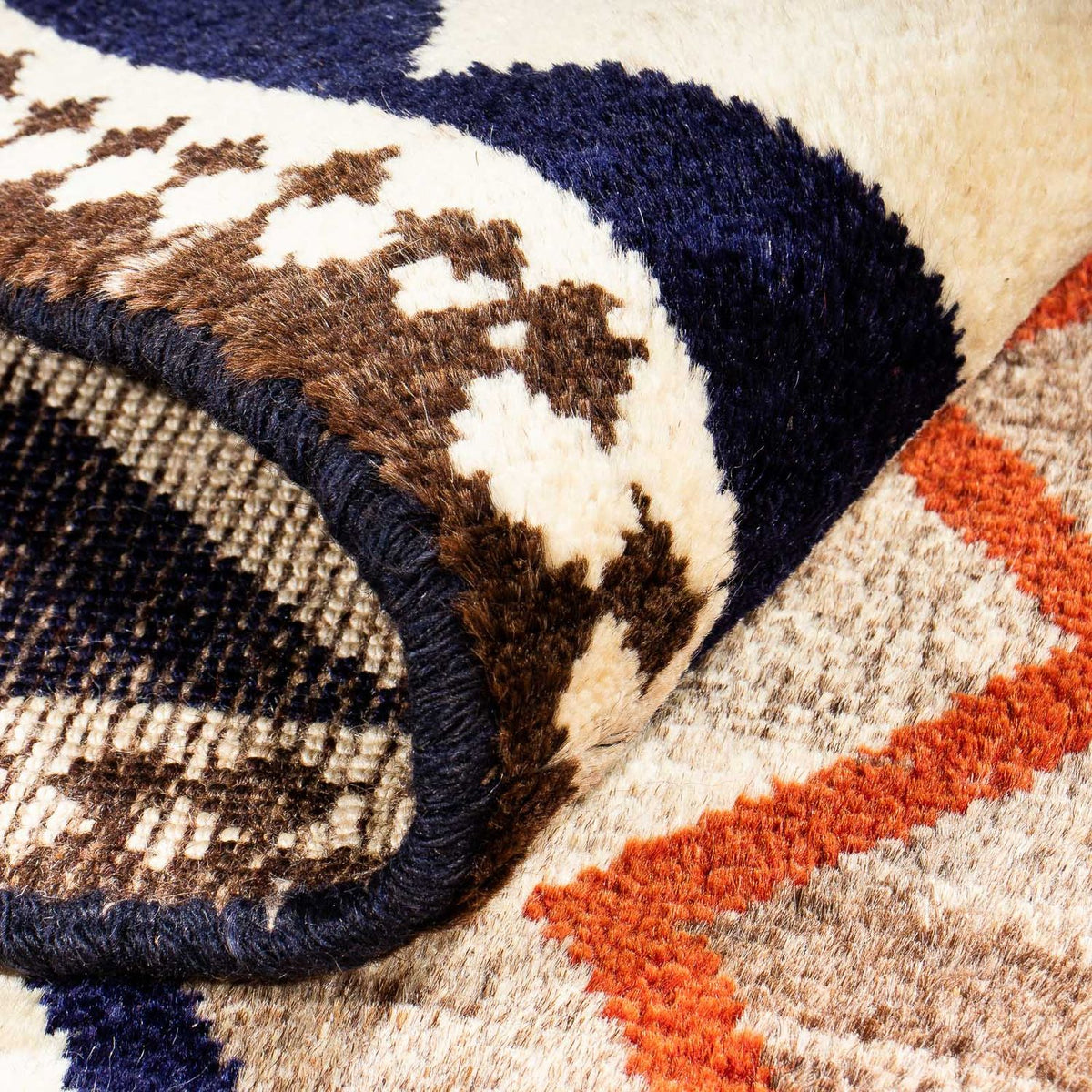 Tapis Gabbeh - Persan - 142 x 91 cm - multicolore