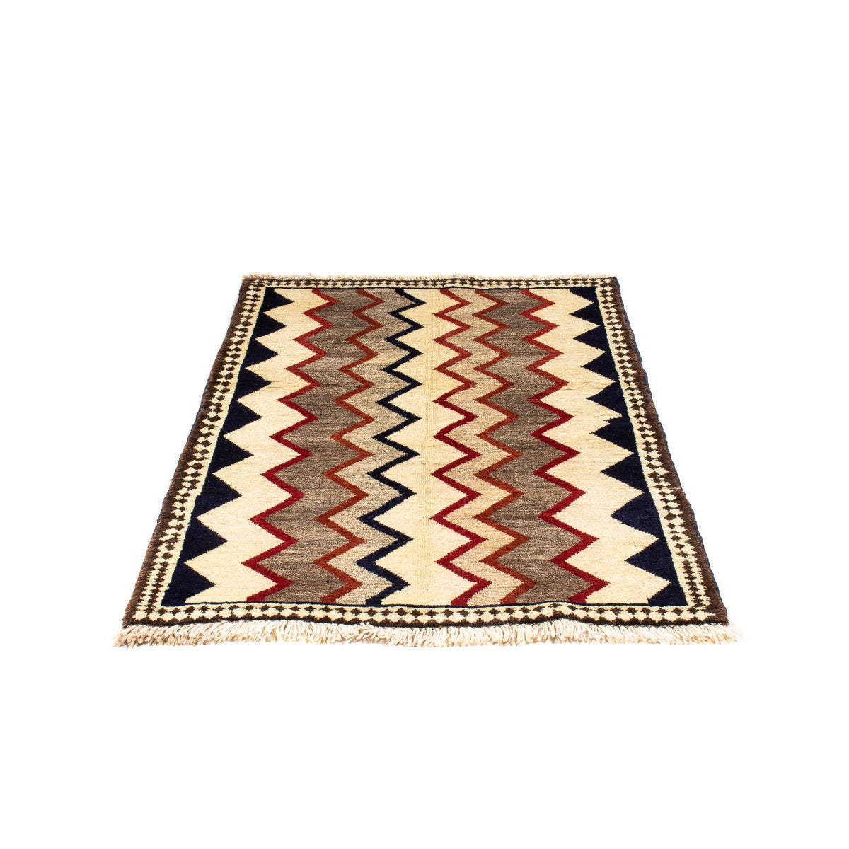 Tapis Gabbeh - Persan - 142 x 91 cm - multicolore