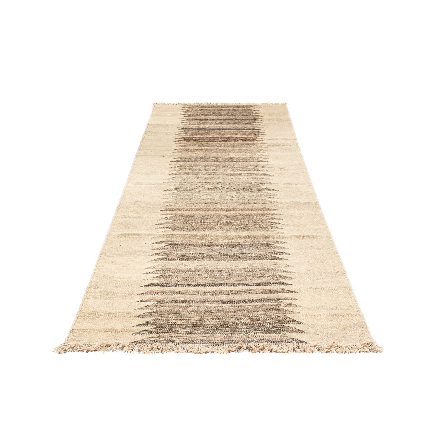 Tapis de couloir Tapis Kelim - Oriental - 293 x 96 cm - beige