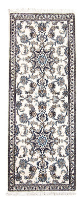 Tapis de couloir Tapis persan - Nain - 192 x 76 cm - beige