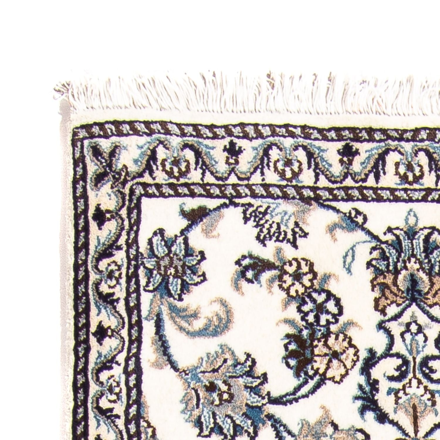 Tapis de couloir Tapis persan - Nain - 192 x 76 cm - beige