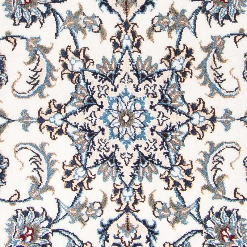 Tapis de couloir Tapis persan - Nain - 296 x 76 cm - beige