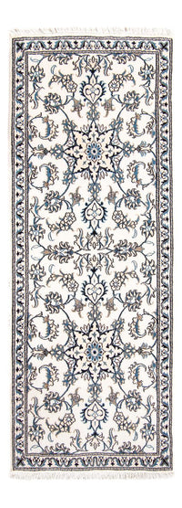 Tapis de couloir Tapis persan - Nain - 200 x 80 cm - beige