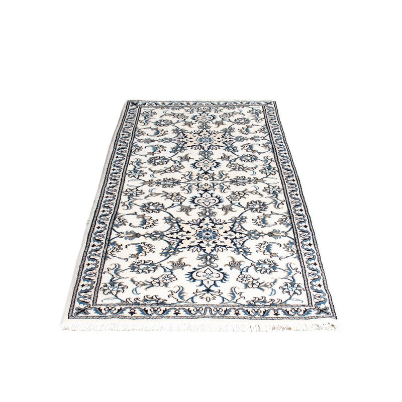 Tapis de couloir Tapis persan - Nain - 200 x 80 cm - beige