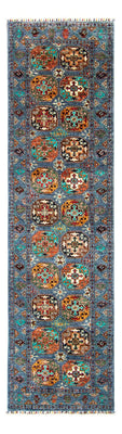 Tapis de couloir Tapis Ziegler - Ariana - 304 x 84 cm - bleu