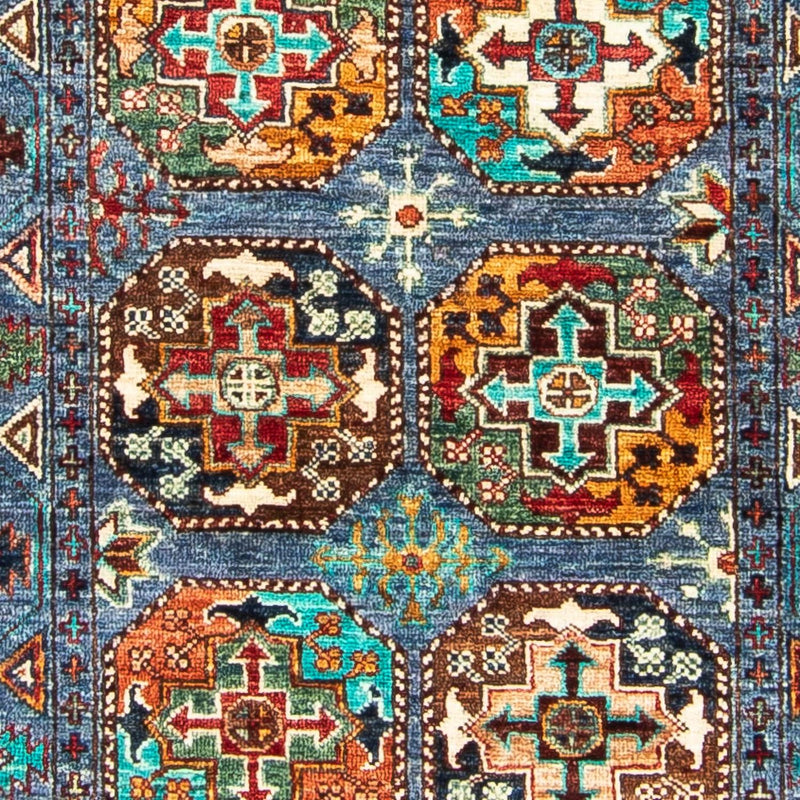 Tapis de couloir Tapis Ziegler - Ariana - 304 x 84 cm - bleu