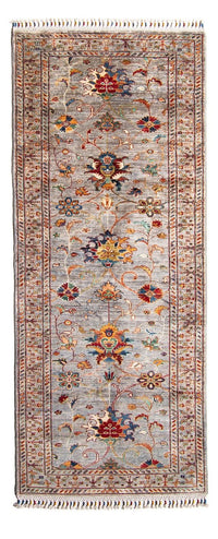 Tapis de couloir Tapis Ziegler - Ariana - 240 x 89 cm - marron clair