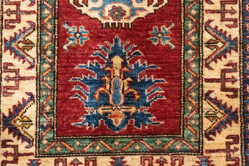 Tapis Ziegler - Kazak - 96 x 62 cm - rouge