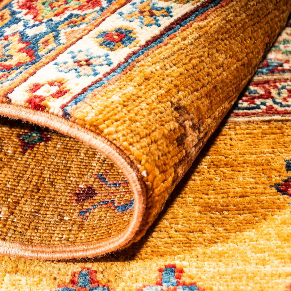 Tapis de couloir Tapis Ziegler - Shal - 215 x 74 cm - orange