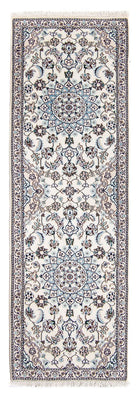 Tapis de couloir Tapis persan - Nain - Royal - 196 x 63 cm - beige