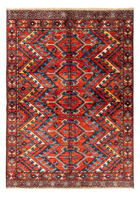 Tapis afghan - 182 x 118 cm - multicolore