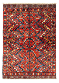Tapis afghan - 182 x 118 cm - multicolore