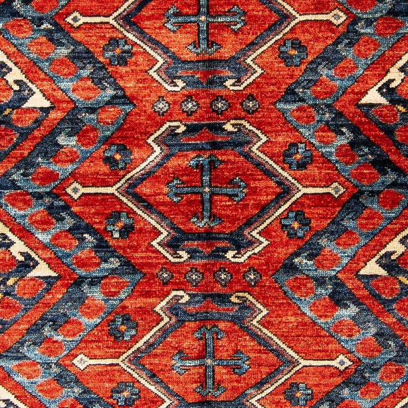 Tapis afghan - 182 x 118 cm - multicolore