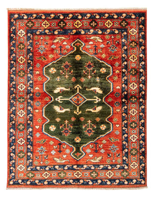 Tapis afghan - 195 x 150 cm - rouge