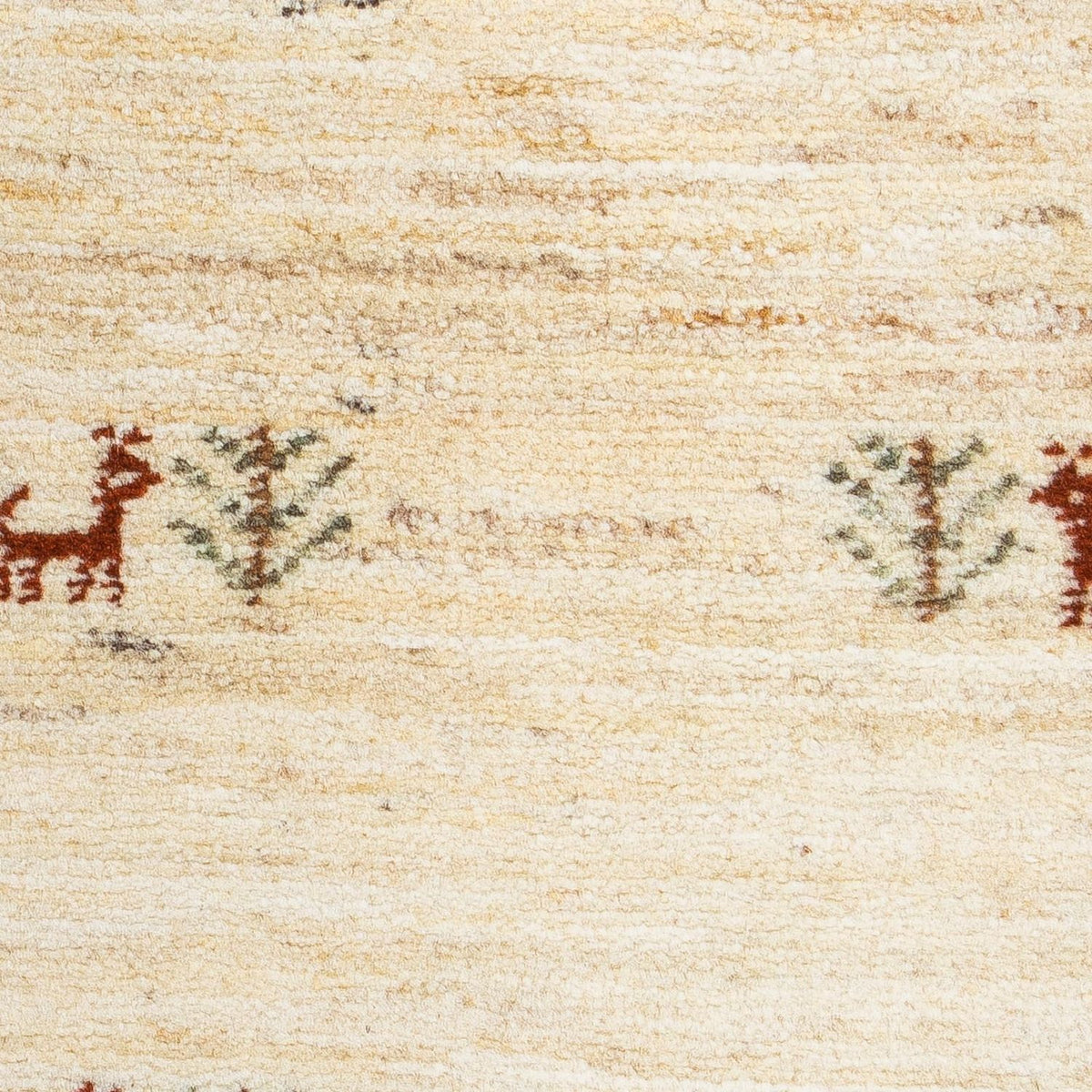 Tapis Gabbeh - Loribaft Persan - 60 x 40 cm - beige