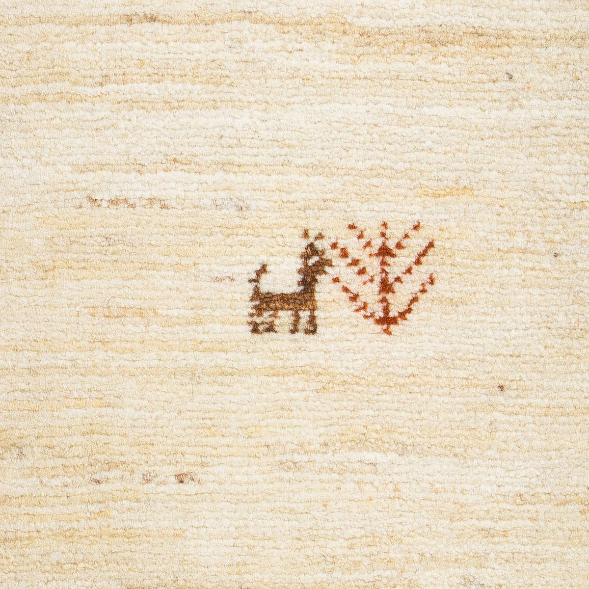 Tapis Gabbeh - Loribaft Persan - 60 x 40 cm - beige