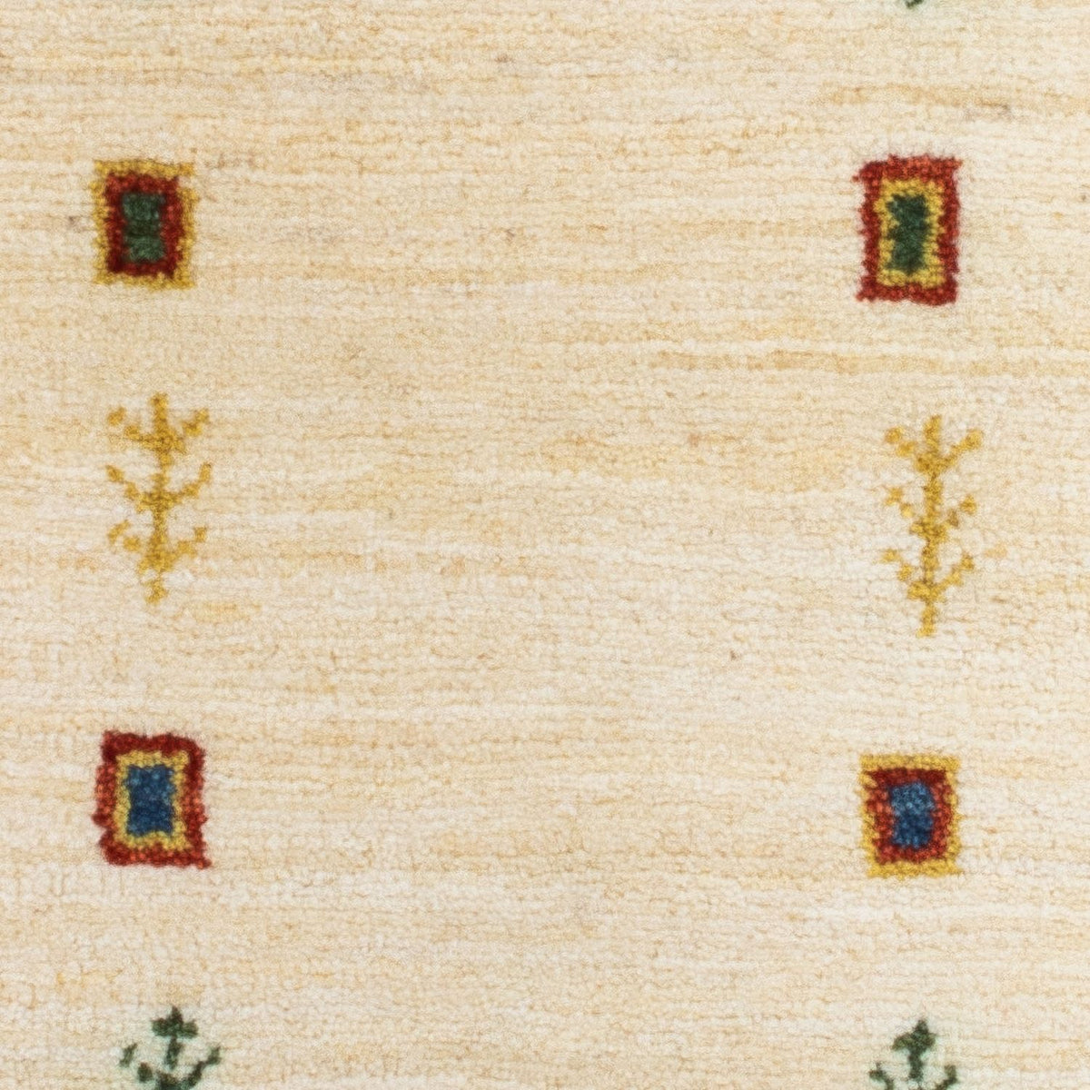 Tapis Gabbeh - Loribaft Persan - 87 x 51 cm - beige