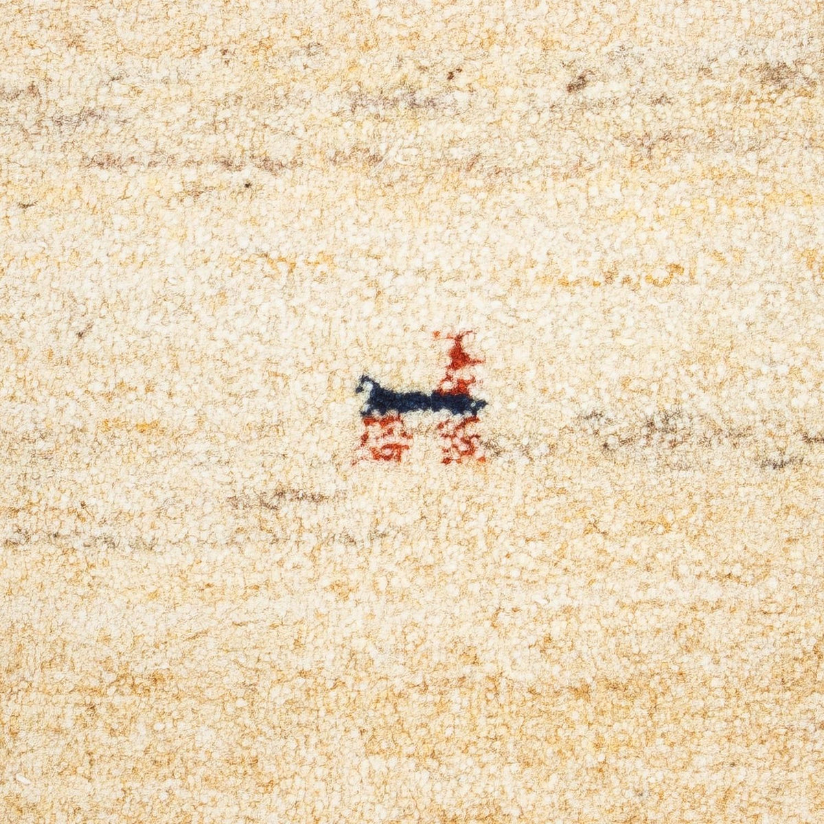 Tapis Gabbeh - Loribaft Persan - 60 x 40 cm - beige