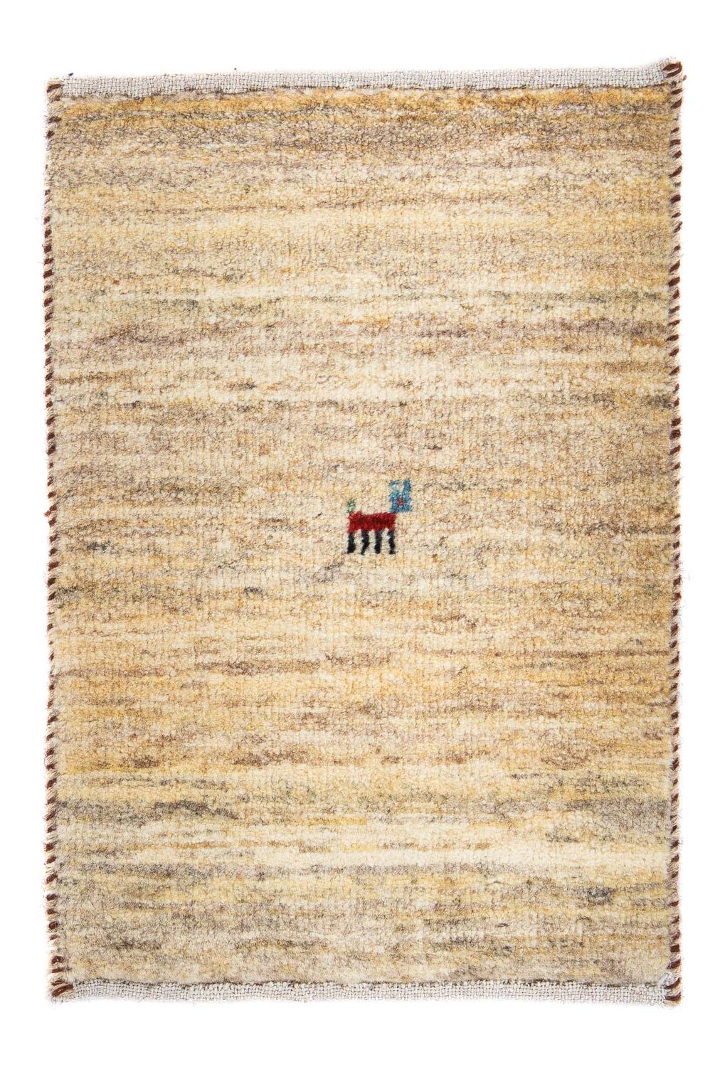 Tapis Gabbeh - Loribaft Persan - 60 x 40 cm - beige