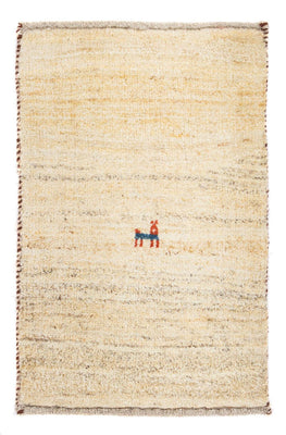 Tapis Gabbeh - Loribaft Persan - 60 x 40 cm - beige