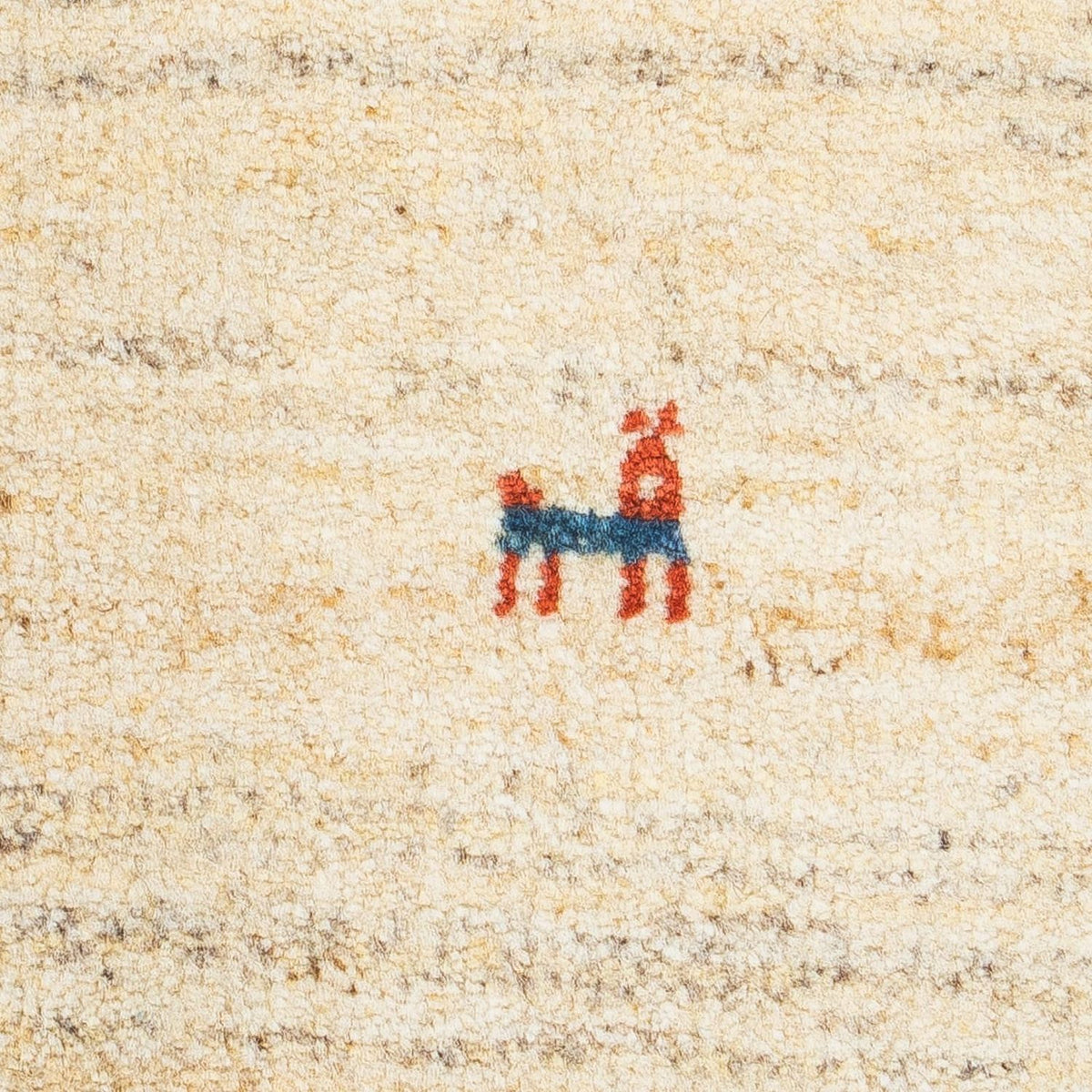 Tapis Gabbeh - Loribaft Persan - 60 x 40 cm - beige