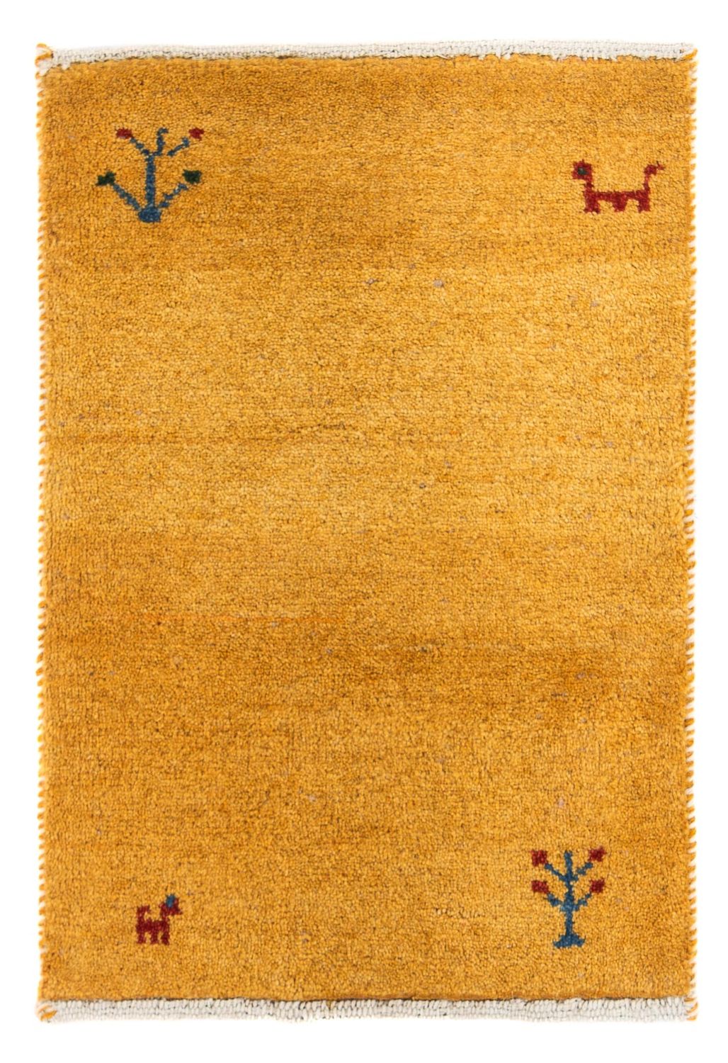 Tapis Gabbeh - Loribaft Persan - 60 x 40 cm - orange