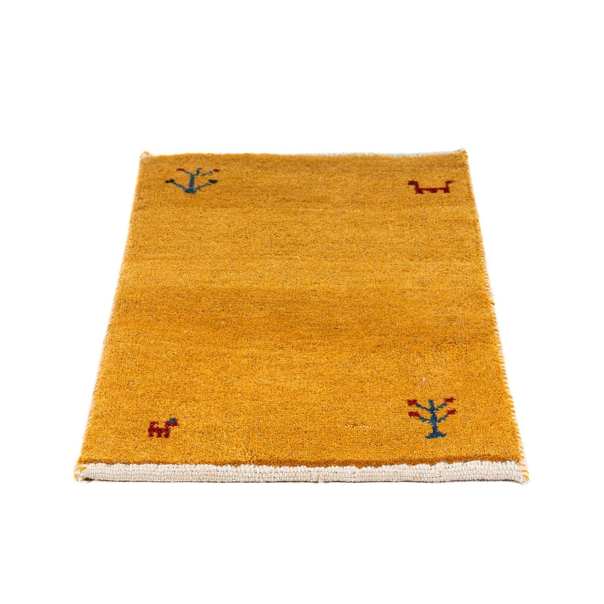 Tapis Gabbeh - Loribaft Persan - 60 x 40 cm - orange
