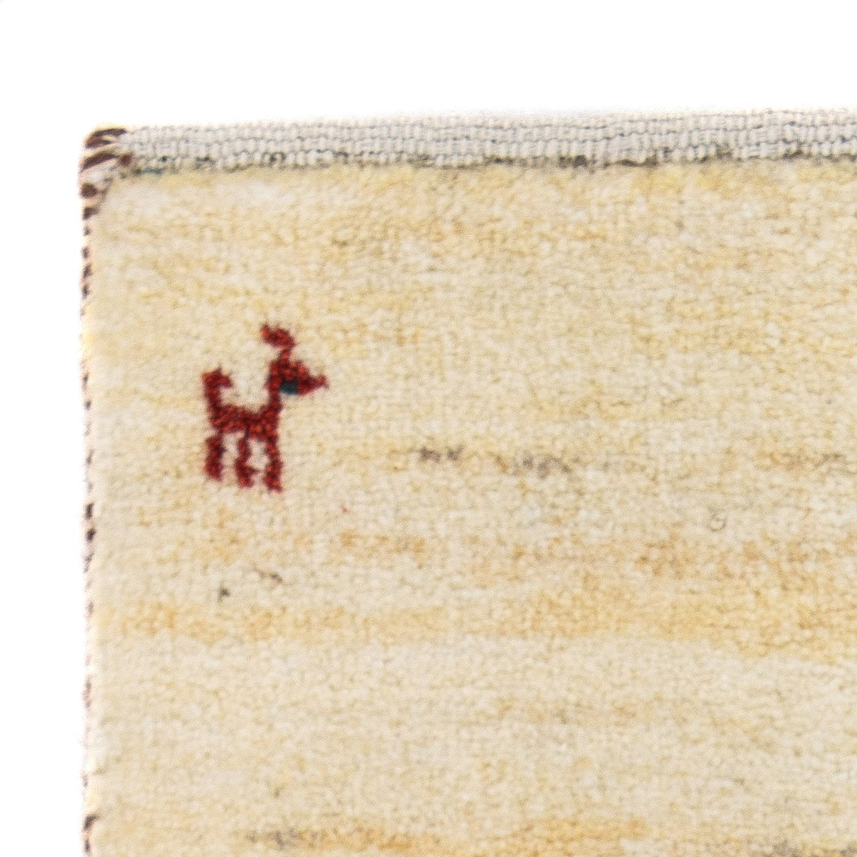 Tapis Gabbeh - Loribaft Persan - 60 x 40 cm - beige