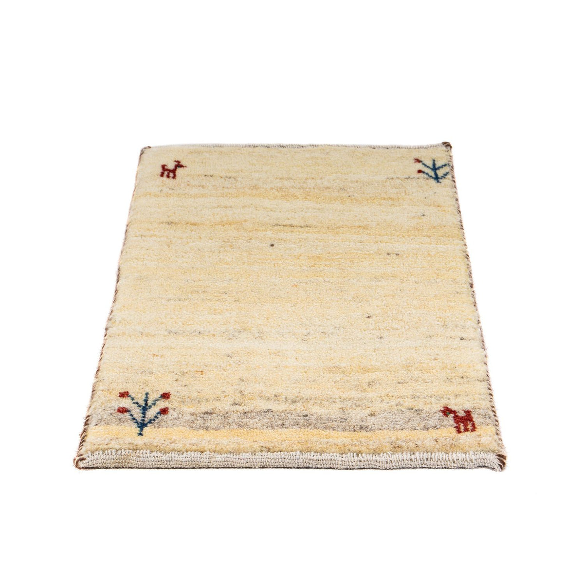 Tapis Gabbeh - Loribaft Persan - 60 x 40 cm - beige