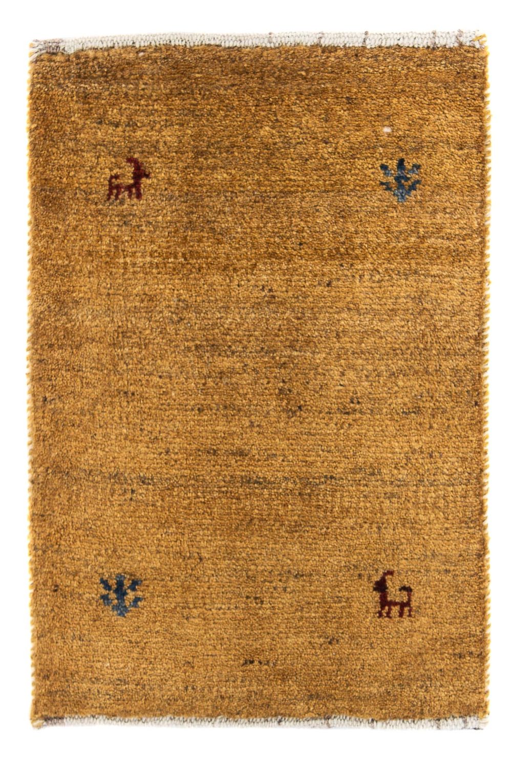Tapis Gabbeh - Loribaft Persan - 60 x 40 cm - marron