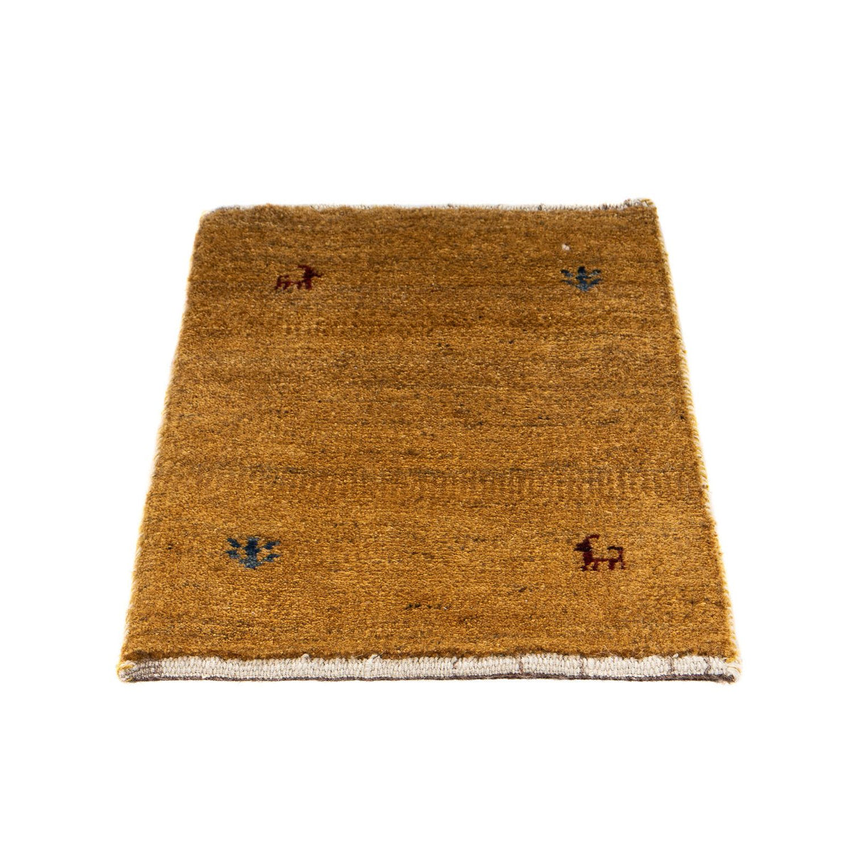 Tapis Gabbeh - Loribaft Persan - 60 x 40 cm - marron