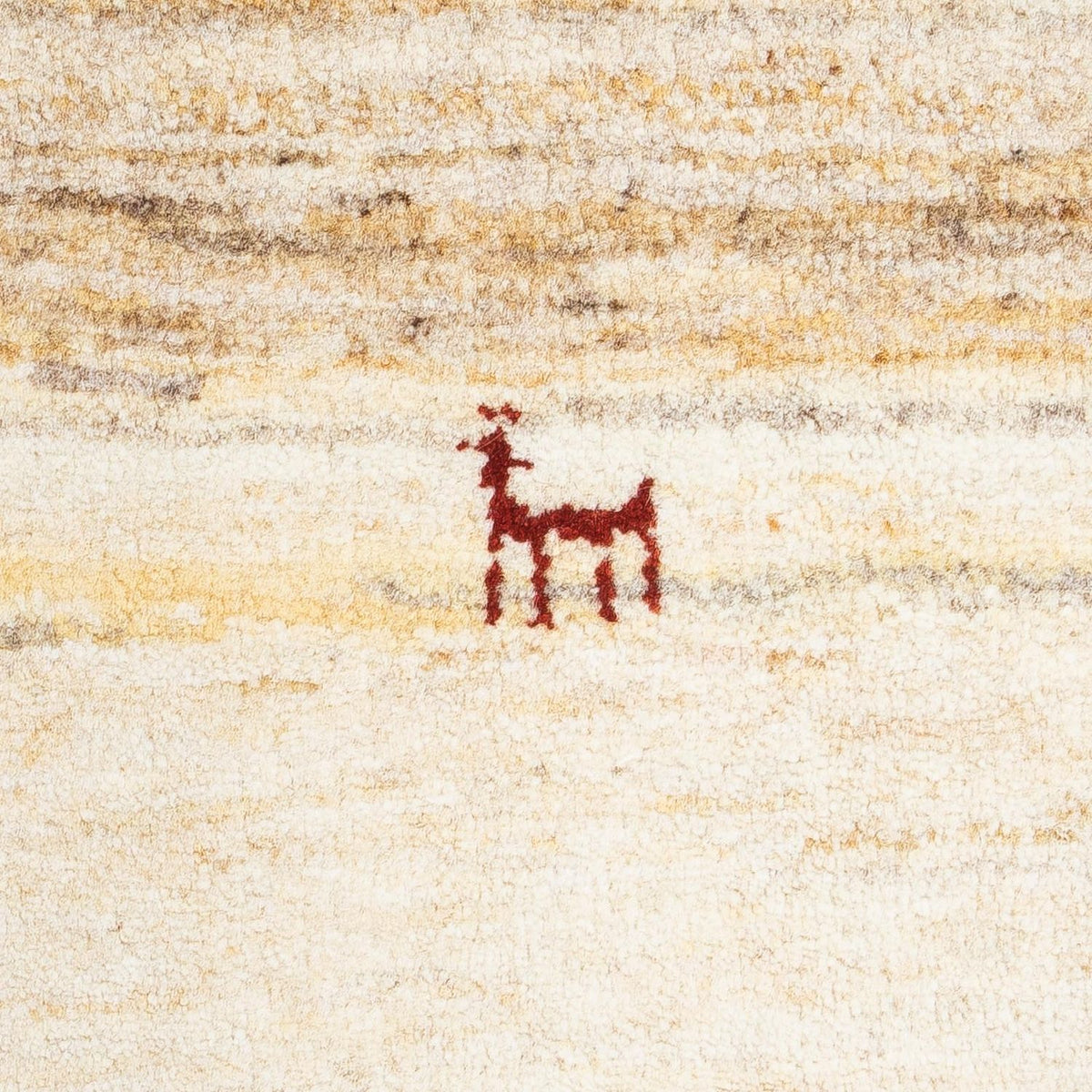 Tapis Gabbeh - Persan - 60 x 40 cm - beige