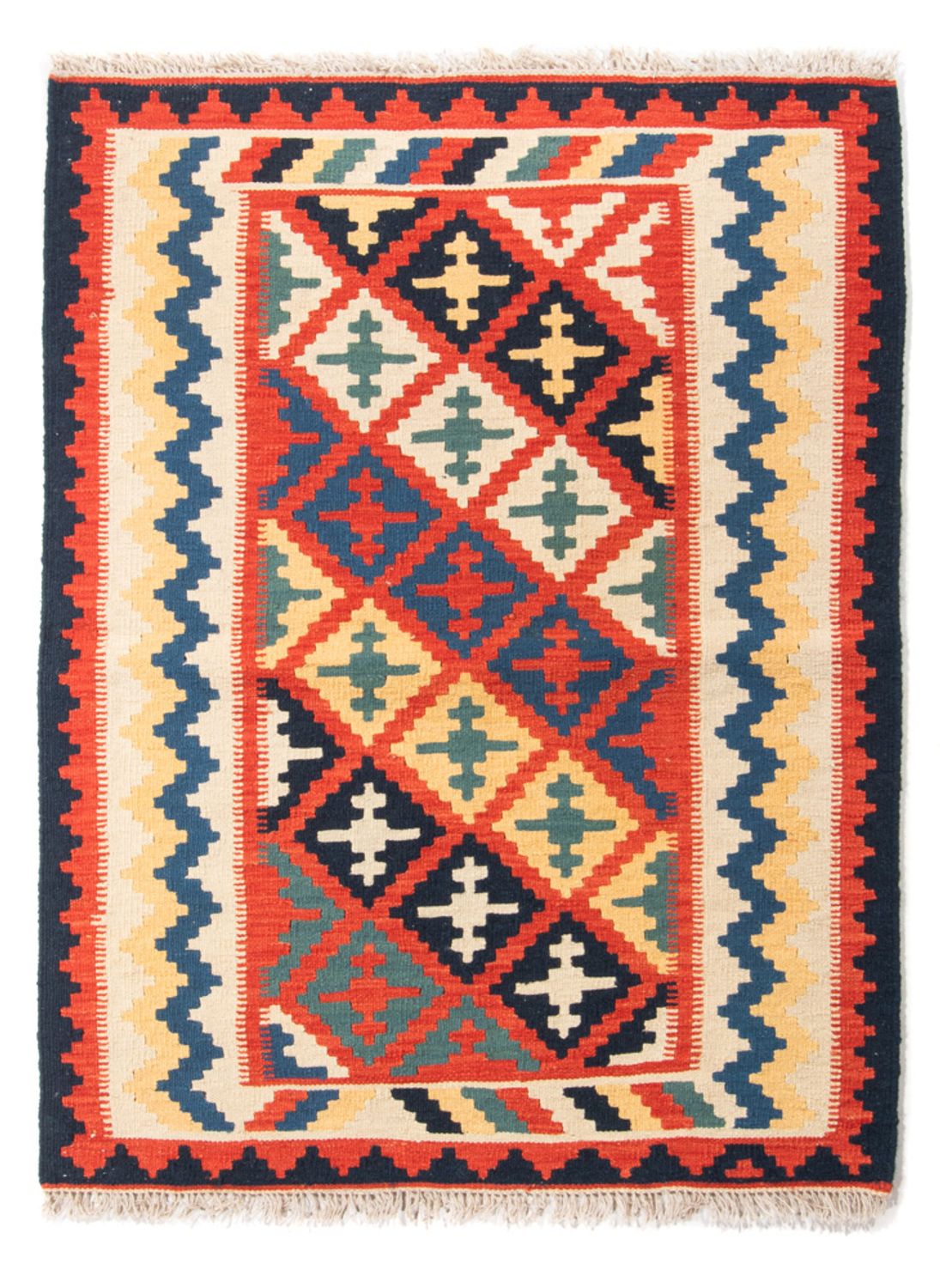 Tapis Kelim - Oriental - 145 x 108 cm - multicolore