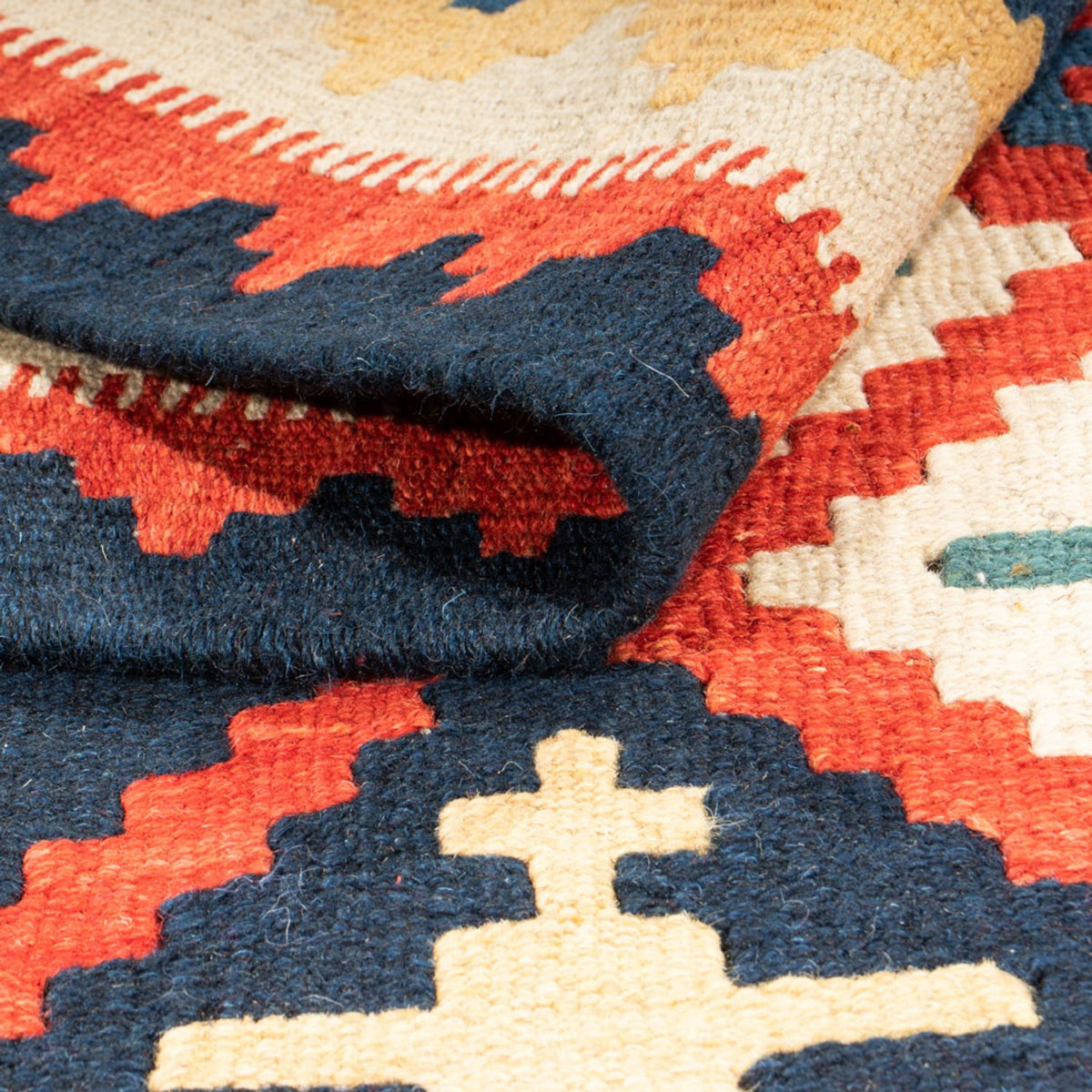 Tapis Kelim - Oriental - 145 x 108 cm - multicolore