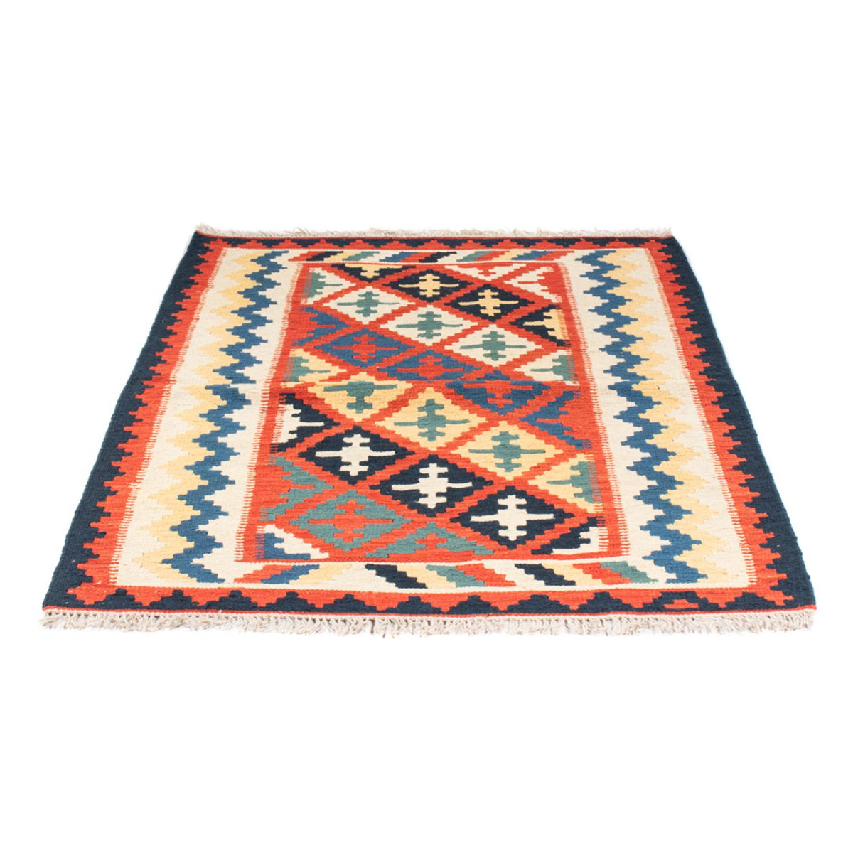Tapis Kelim - Oriental - 145 x 108 cm - multicolore