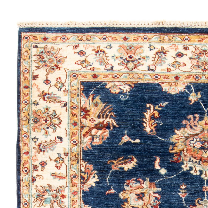 Tapis Ziegler - 176 x 120 cm - bleu foncé
