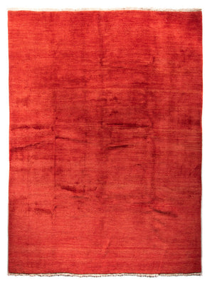 Tapis Gabbeh - Loribaft Persan - 406 x 300 cm - rouge foncé