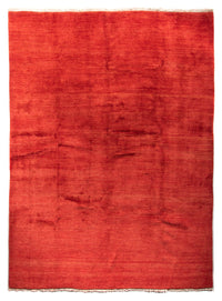 Tapis Gabbeh - Loribaft Persan - 406 x 300 cm - rouge foncé